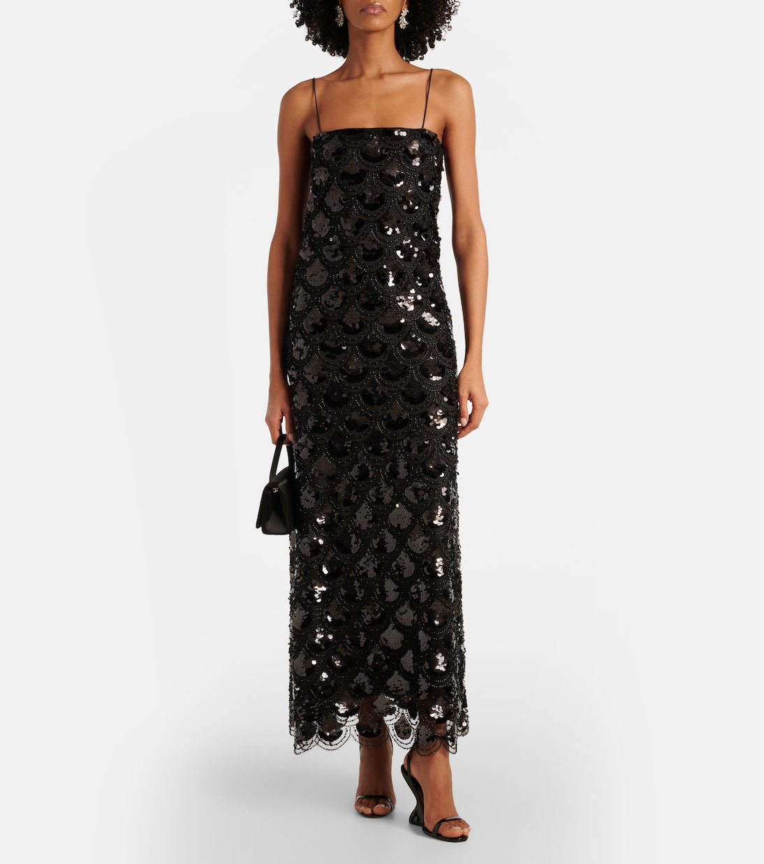 Robe longue à sequins | Rotate