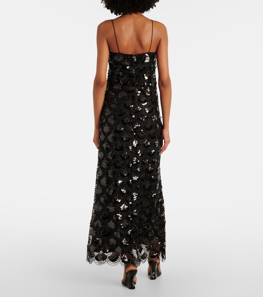 Robe longue à sequins | Rotate