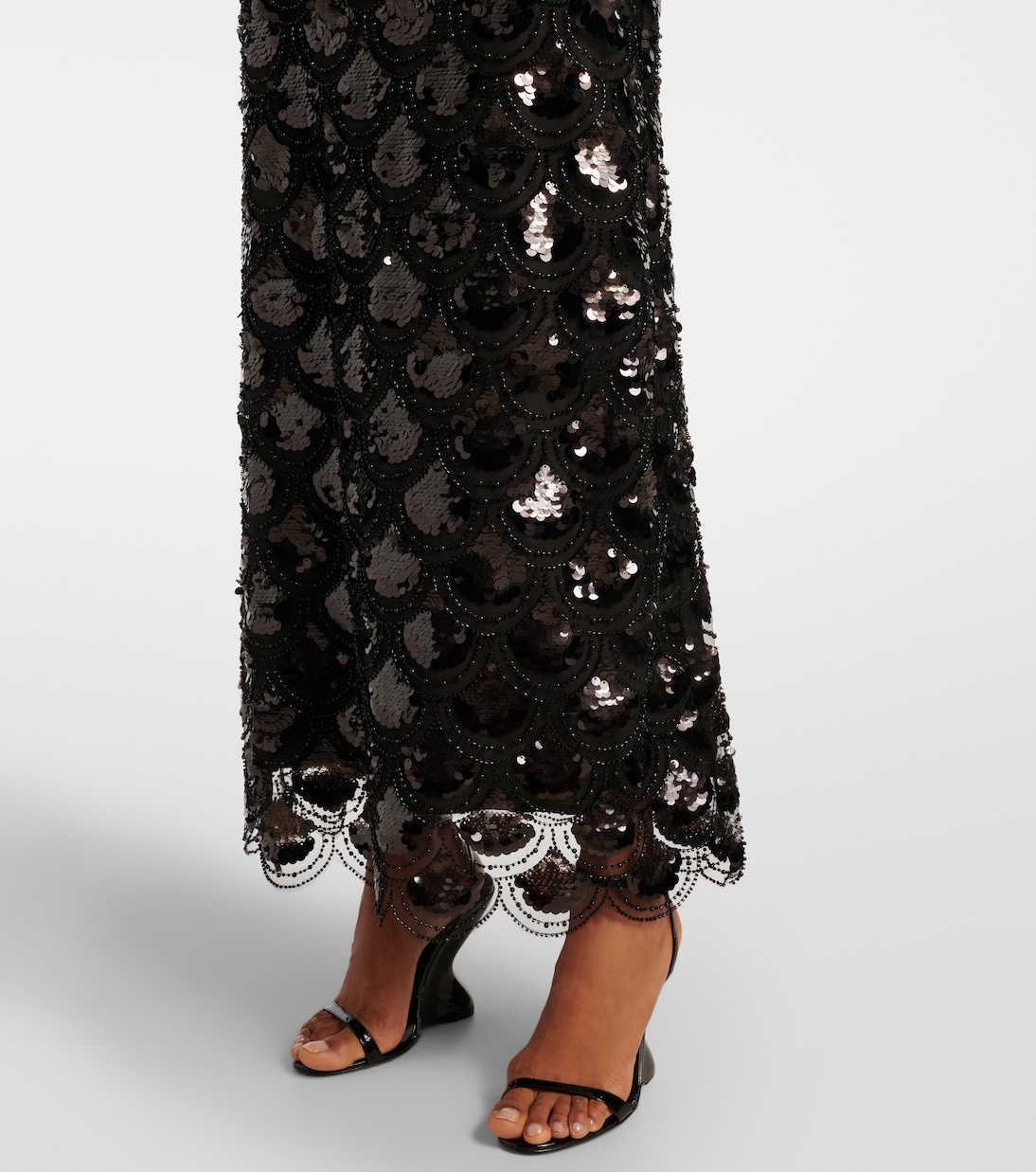 Robe longue à sequins | Rotate
