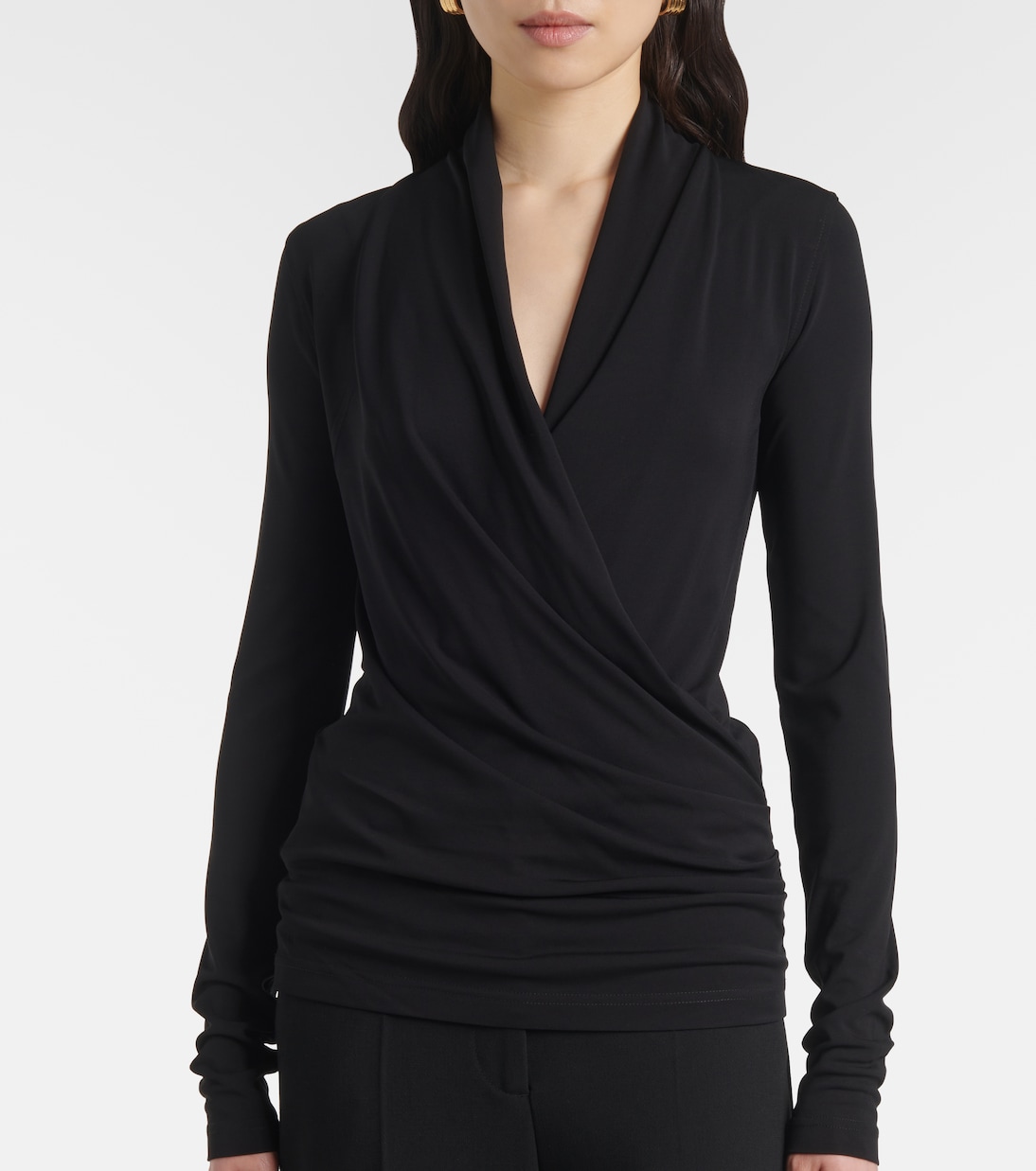 Top de jersey drapeado | Toteme