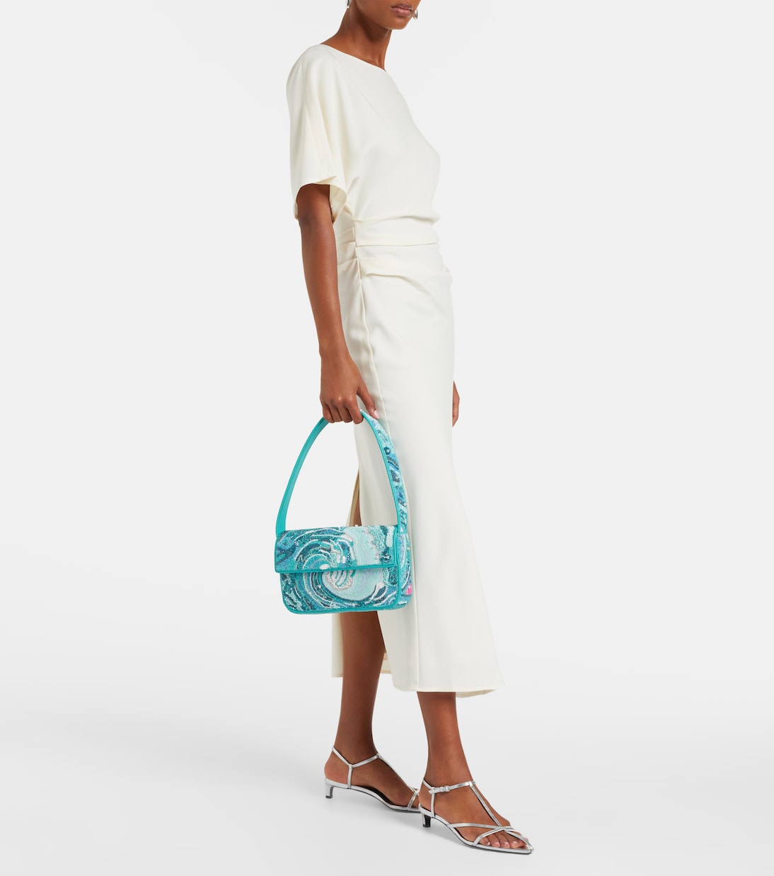 Verzierte Schultertasche Tommy | Staud
