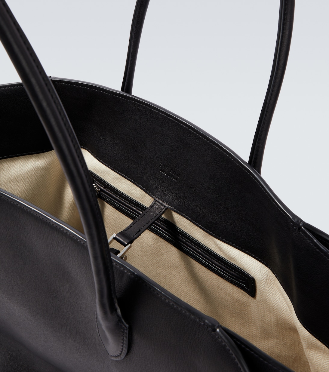 Marlo 17 leather tote bag | The Row