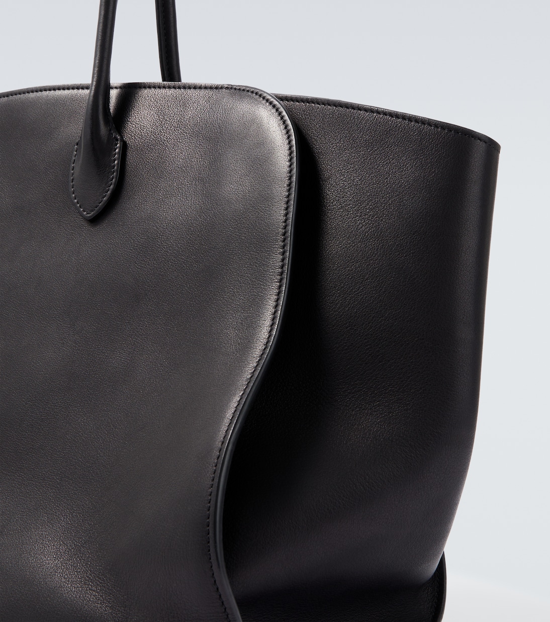 Marlo 17 leather tote bag | The Row
