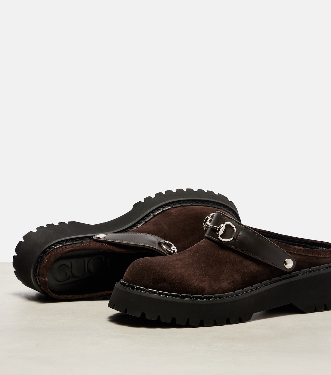 Gum suede clogs | Gucci