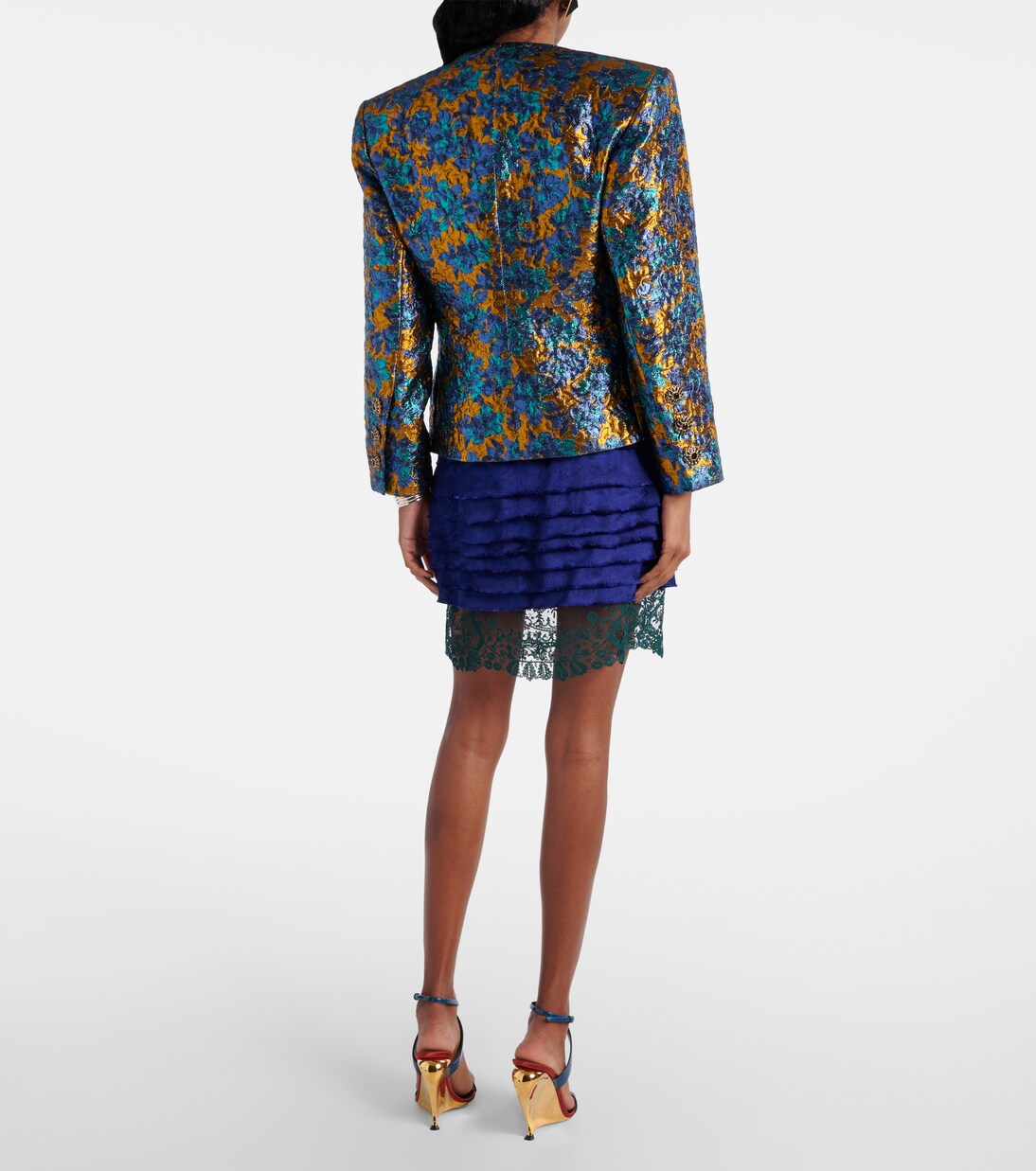 Giacca in broccato di misto lana | Saint Laurent