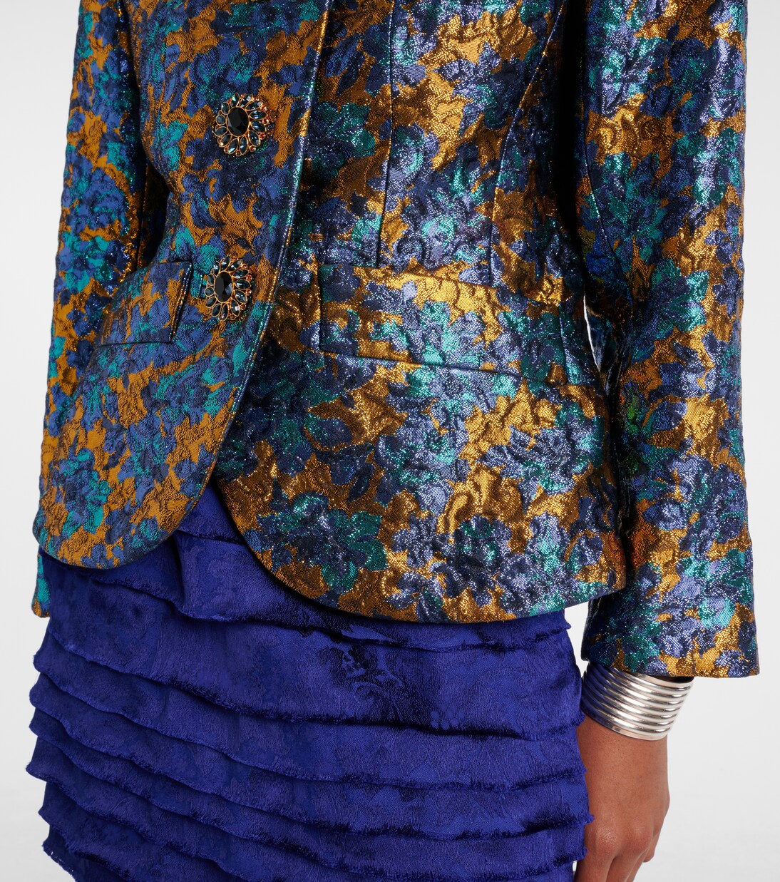 Giacca in broccato di misto lana | Saint Laurent