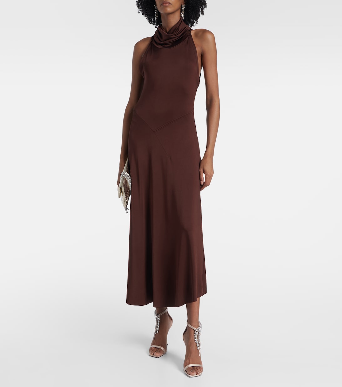 Verity 100 satin sandals | Jimmy Choo