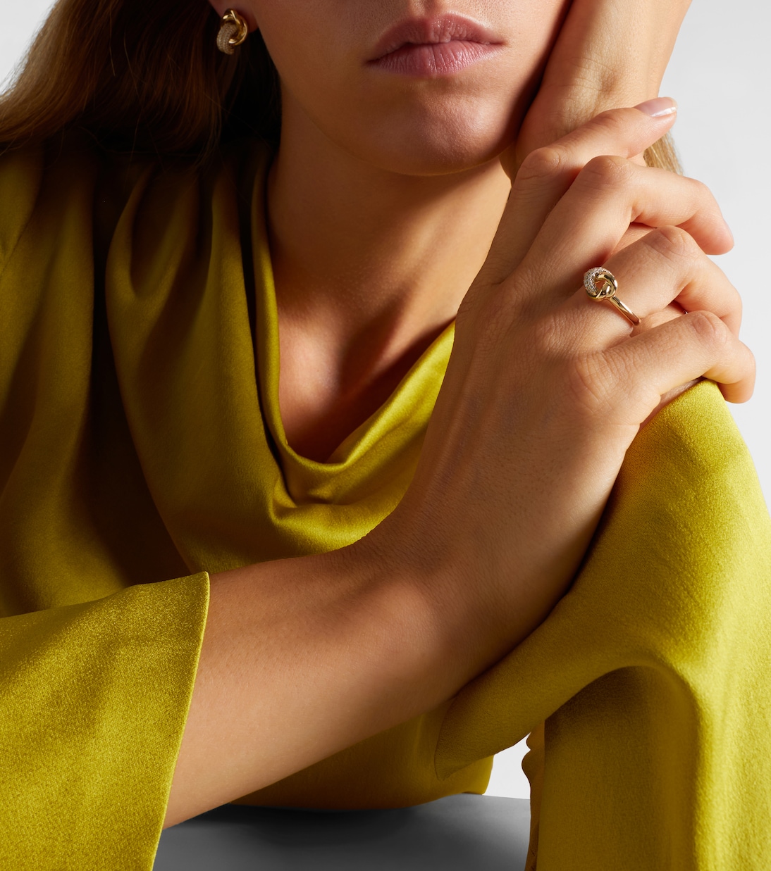 14kt gold ring with diamonds  | Stone and Strand