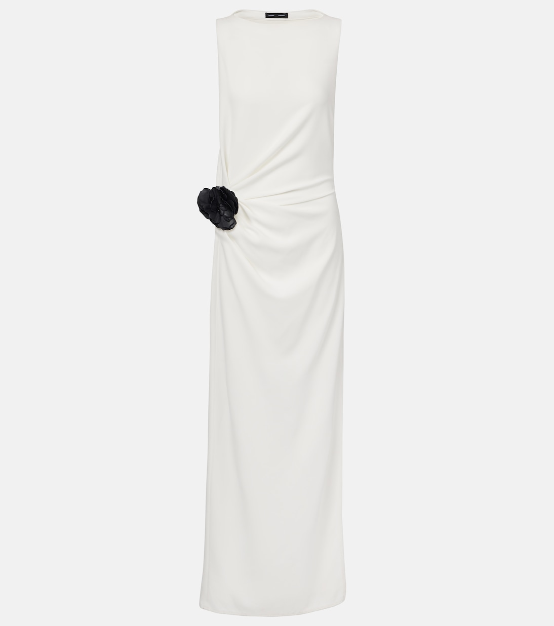 Indria floral-appliqué crêpe cocktail dress | Proenza Schouler