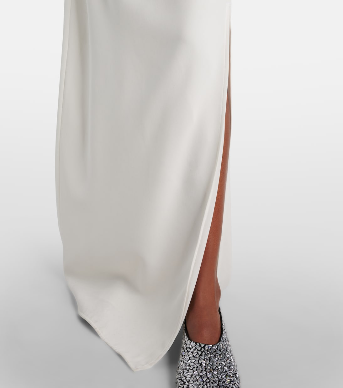 Indria floral-appliqué crêpe cocktail dress | Proenza Schouler