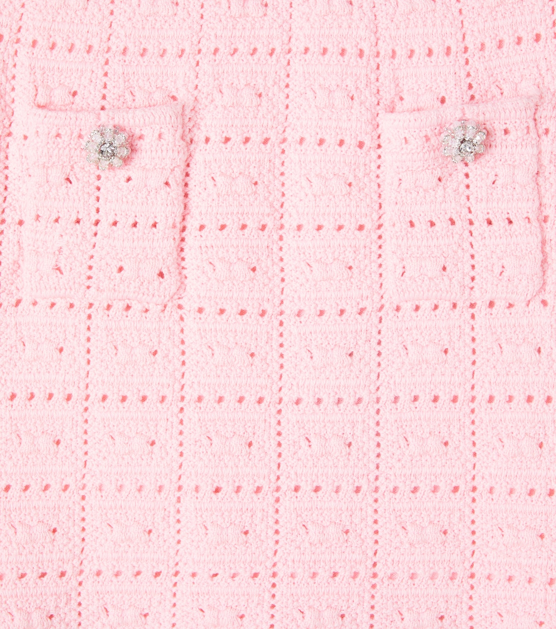 Knitted cotton-blend skirt | Self-Portrait Kids