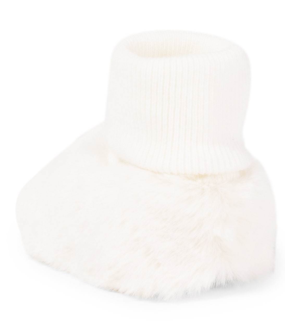 Baby - Scarpine in cotone e pelliccia sintetica | Tartine et Chocolat