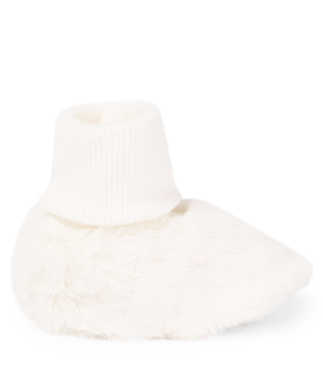 Baby - Scarpine in cotone e pelliccia sintetica | Tartine et Chocolat