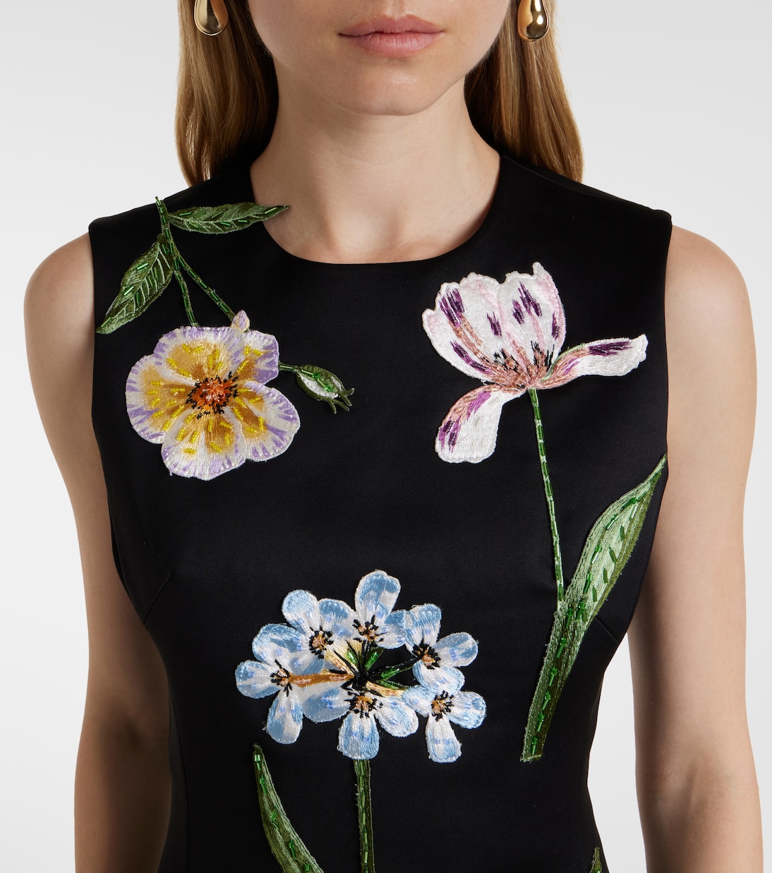 Cleo floral midi dress | Leo Lin