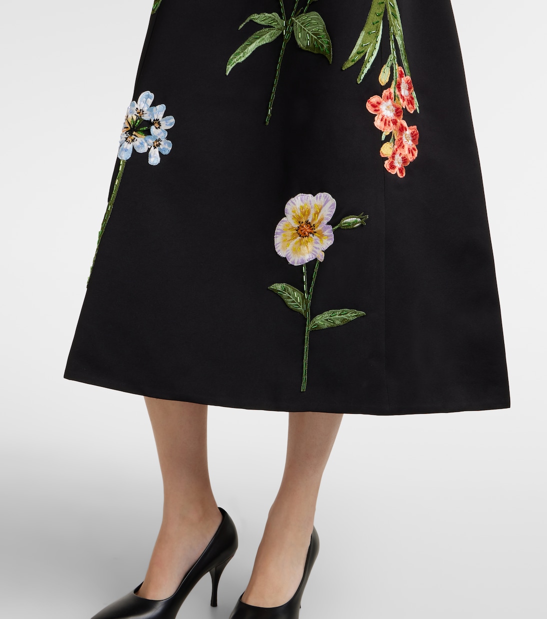 Cleo floral midi dress | Leo Lin