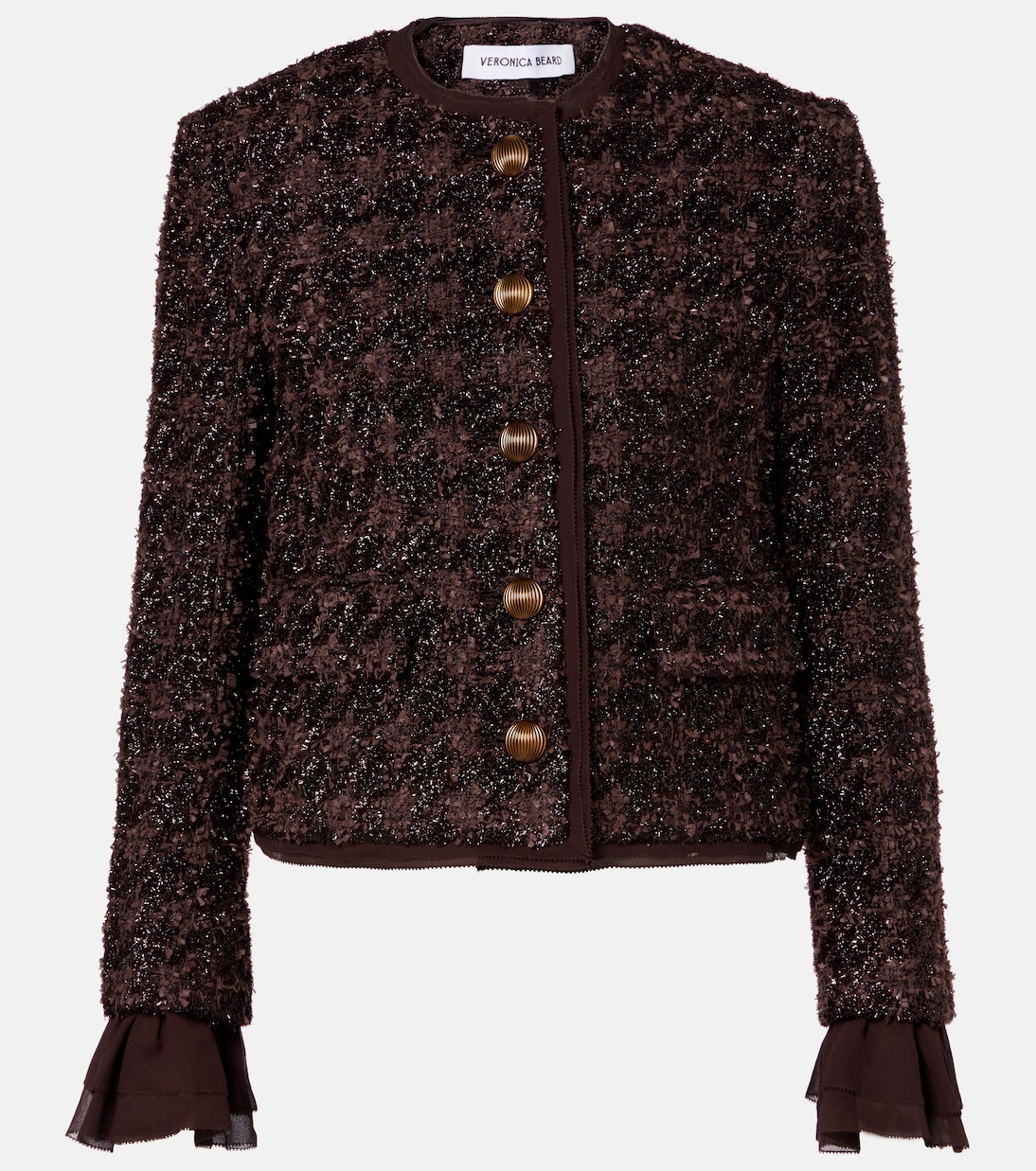 Chaqueta Audrina de tweed metalizado | Veronica Beard