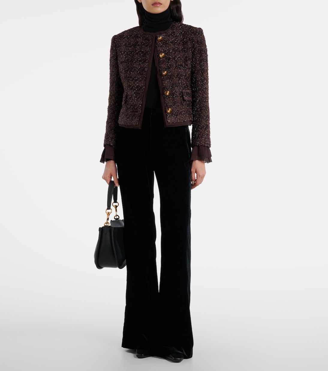 Chaqueta Audrina de tweed metalizado | Veronica Beard