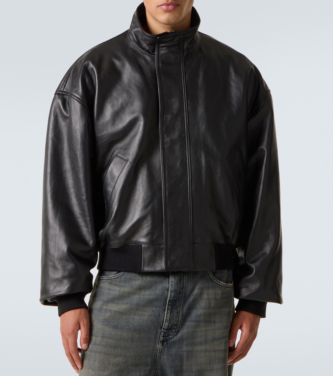 Leather blouson | Balenciaga