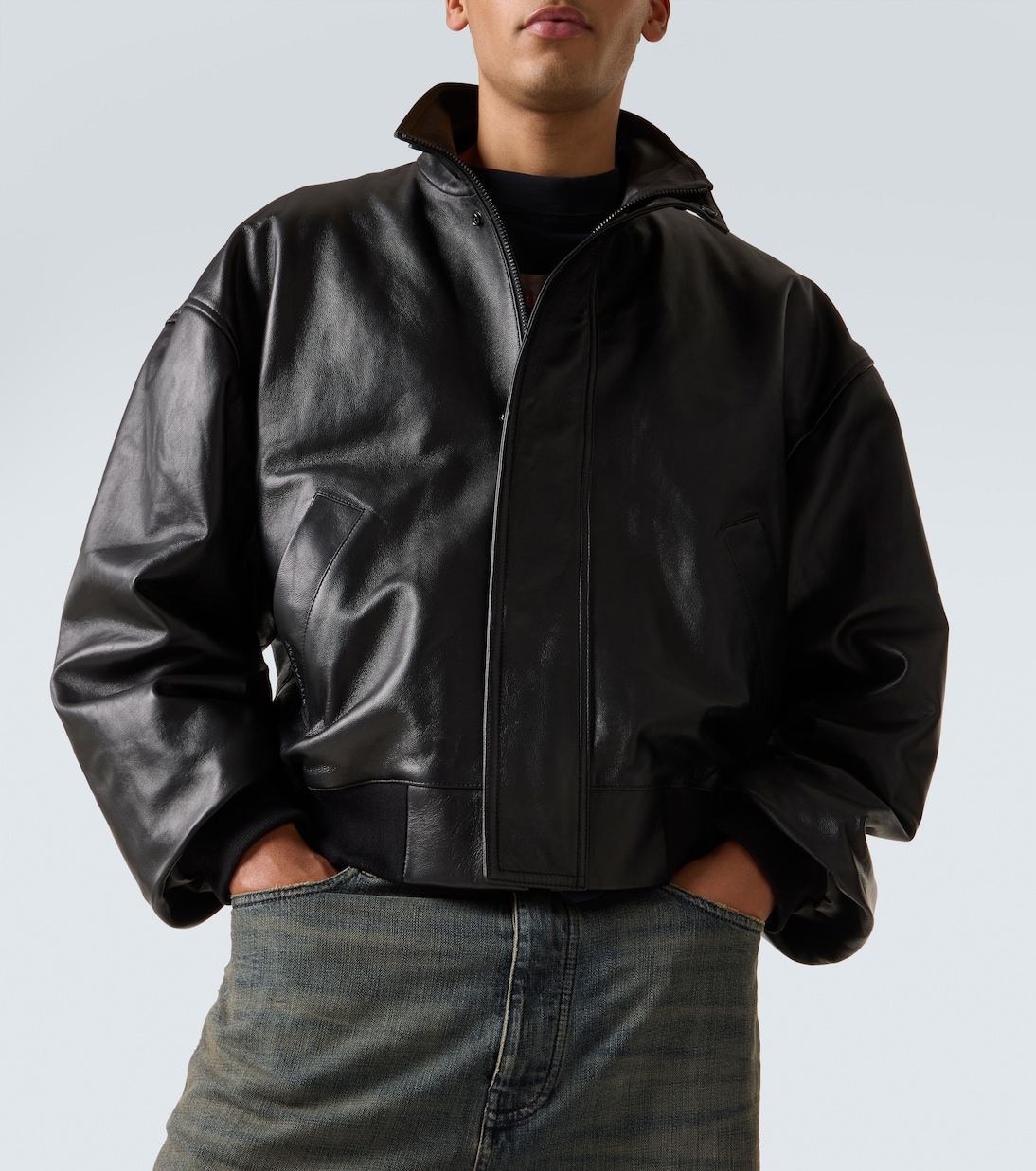 Leather blouson | Balenciaga