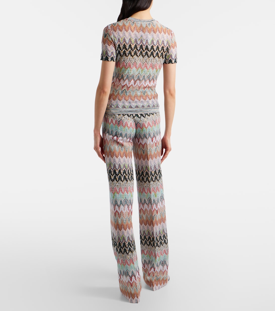 Gerade Hose aus Häkelstrick | Missoni