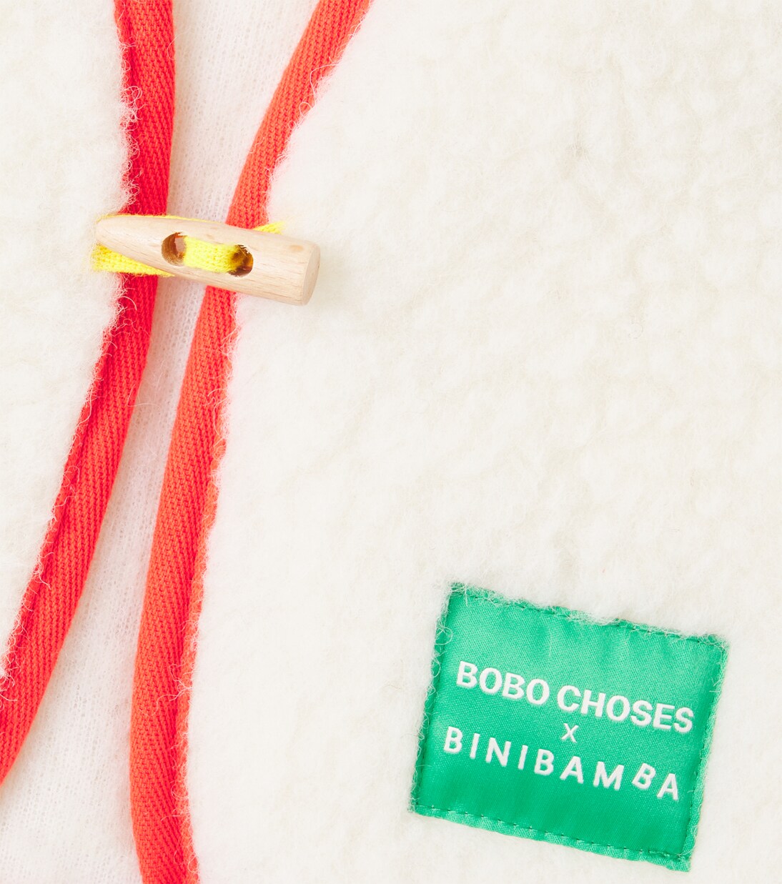X Binibamba Baby Weste aus Shearling | Bobo Choses