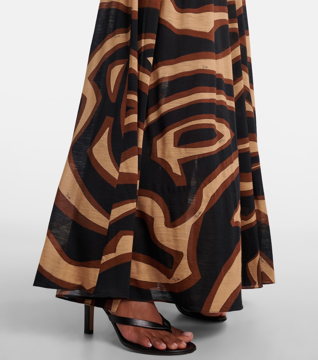 Printed wool-blend cocktail dress | Pucci