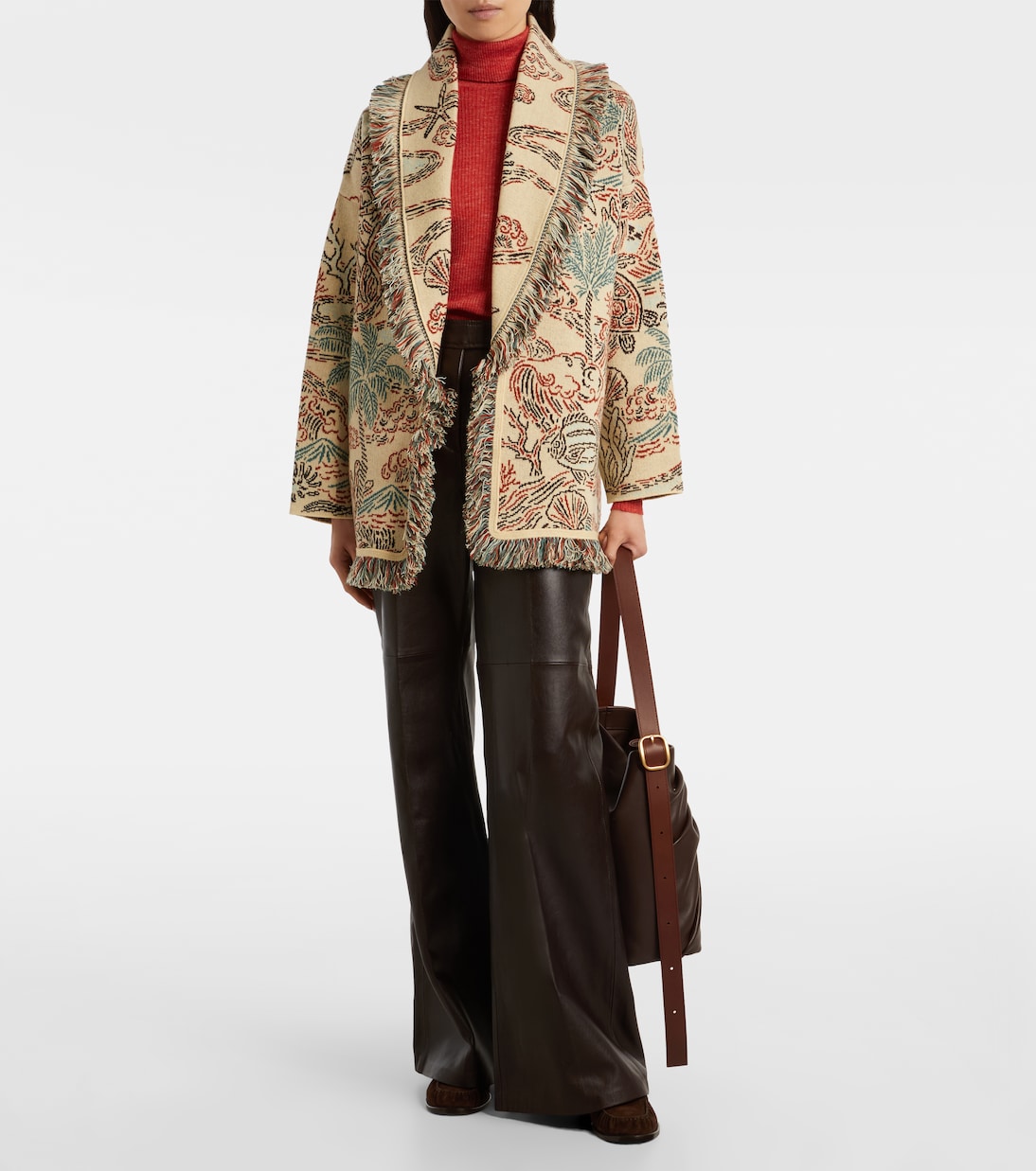 Sketched By The Sea wool cardigan | Alanui