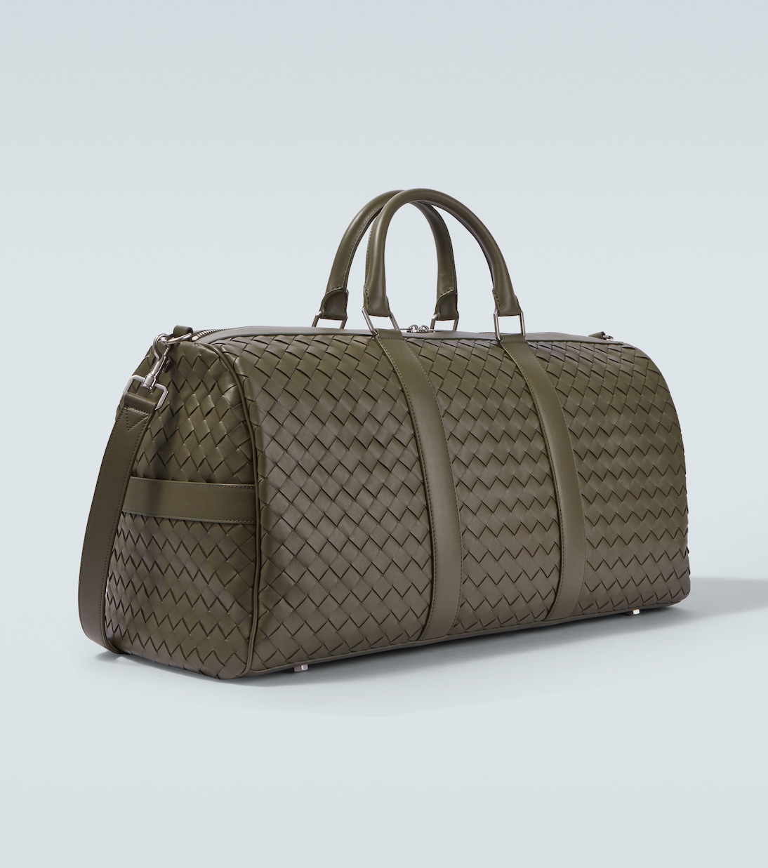 Intrecciato编织皮革旅行包 | Bottega Veneta