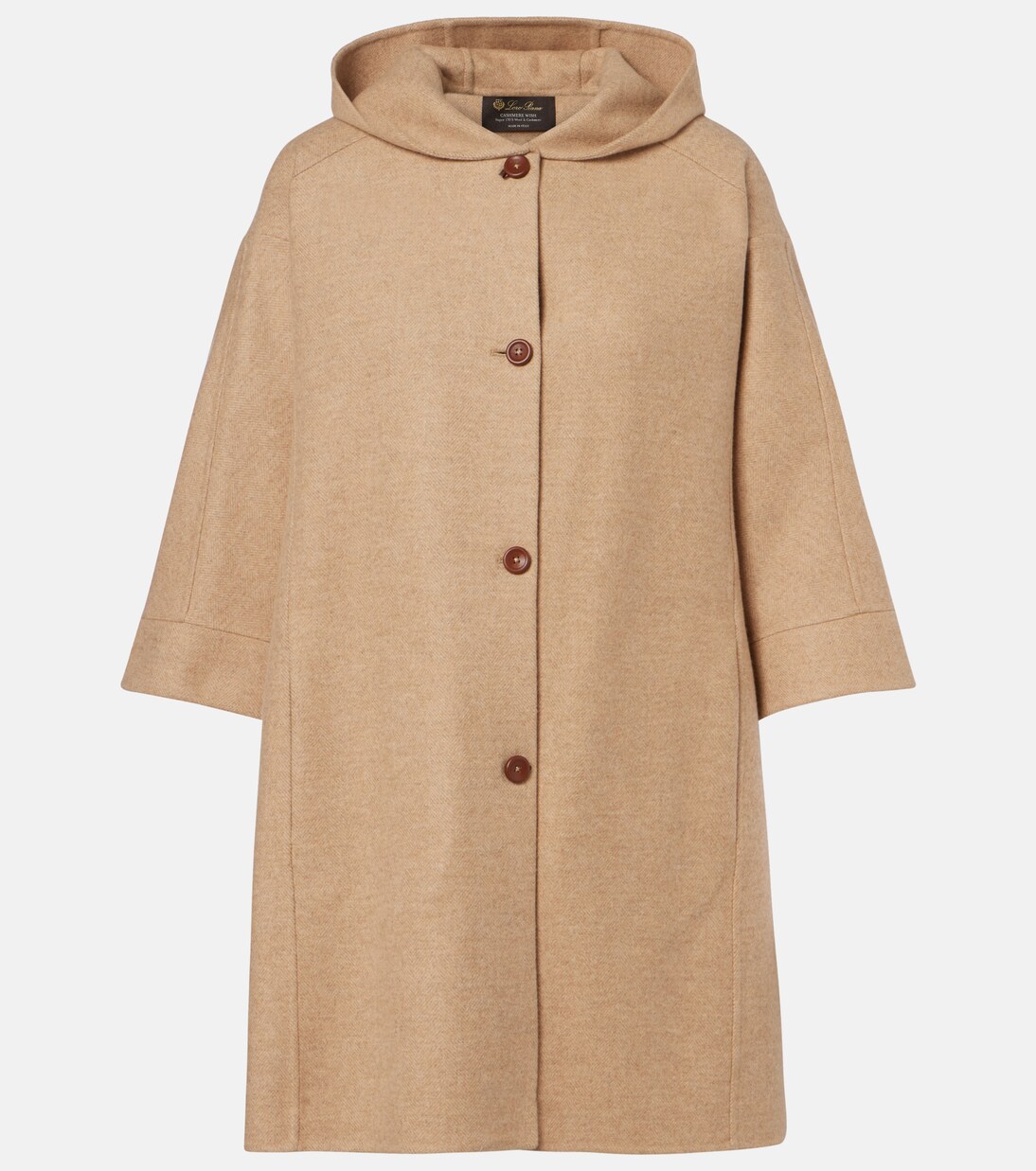 Belted wool and cashmere cape | Loro Piana