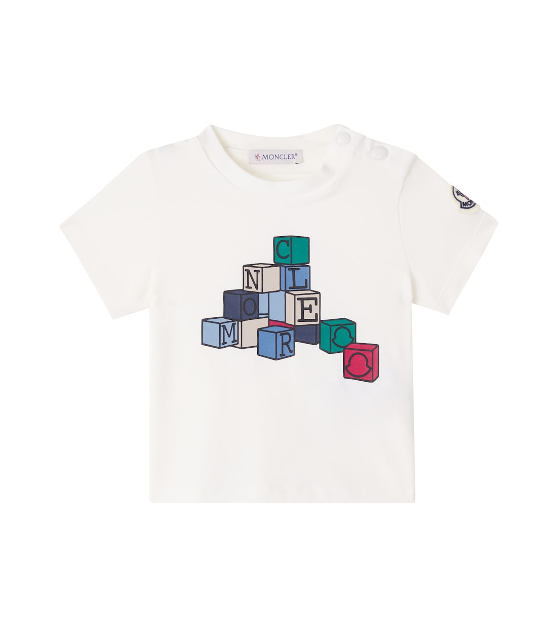 Baby printed cotton jersey T-shirt | Moncler Enfant