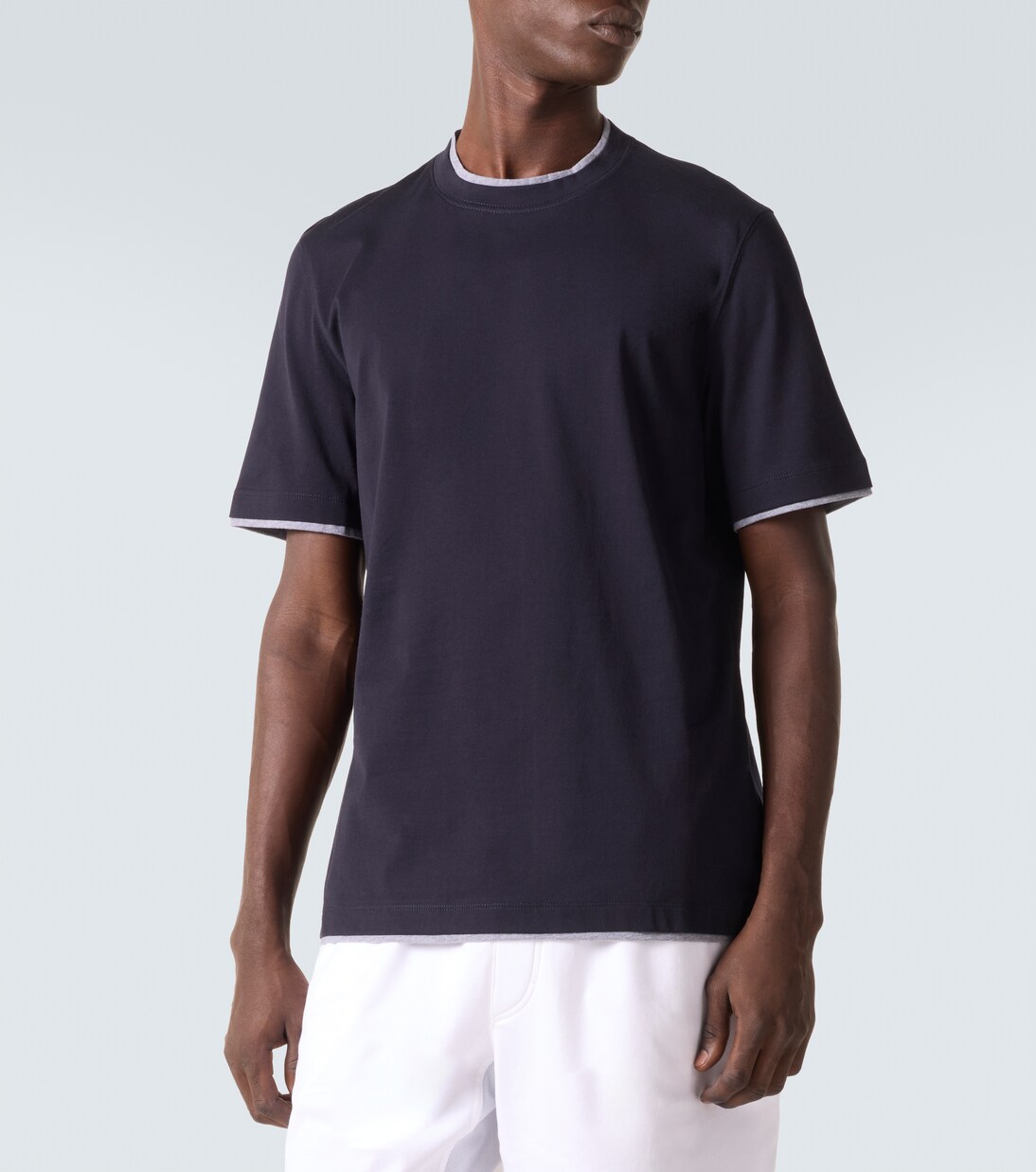 T-Shirt aus Baumwoll-Jersey | Brunello Cucinelli