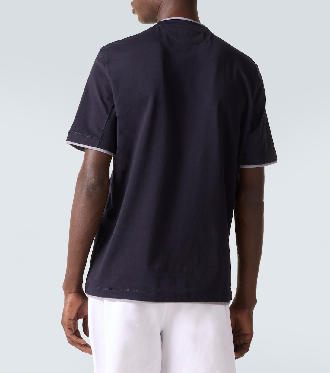 T-Shirt aus Baumwoll-Jersey | Brunello Cucinelli