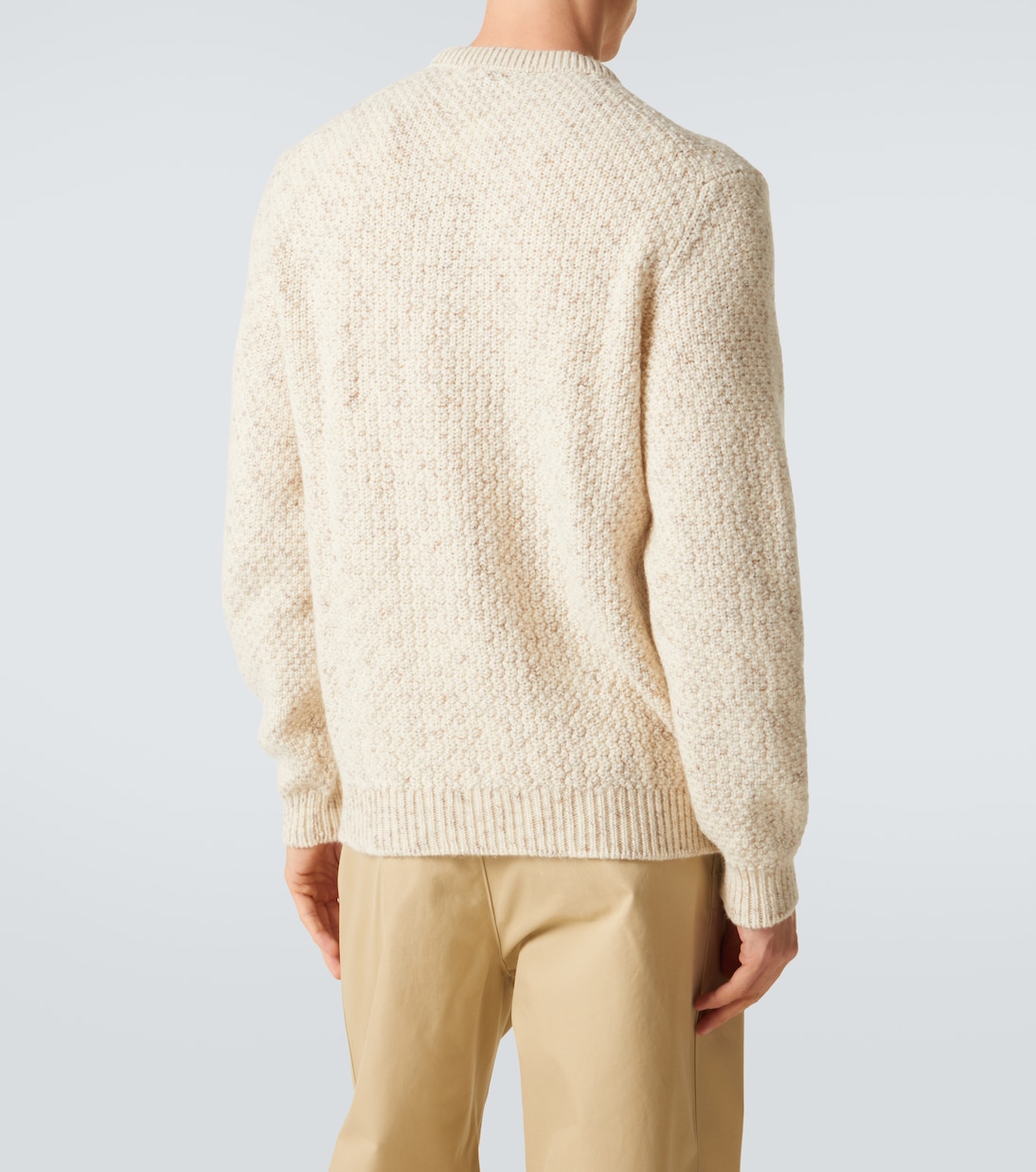 Ash wool, cashmere, linen, and silk sweater | Loro Piana