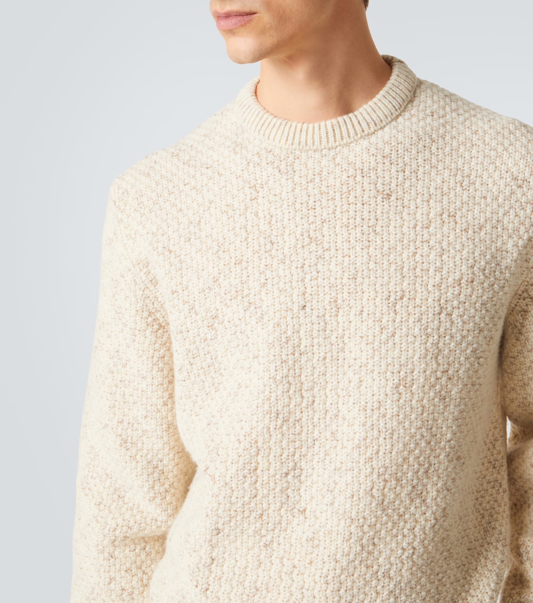 Ash wool, cashmere, linen, and silk sweater | Loro Piana