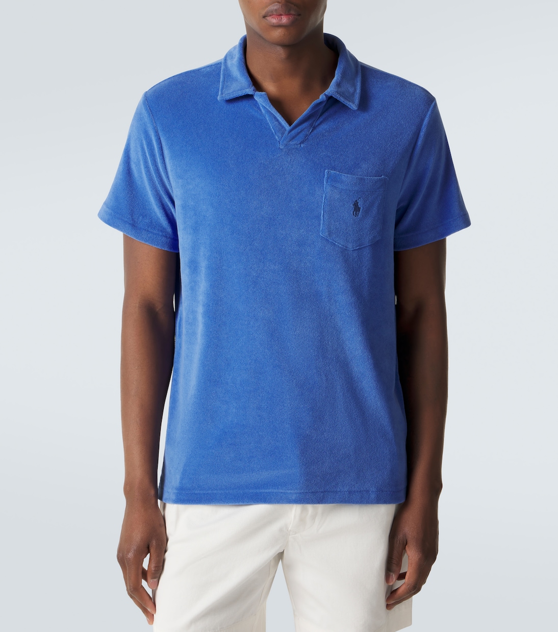 Logo cotton-blend terry polo shirt  | Polo Ralph Lauren
