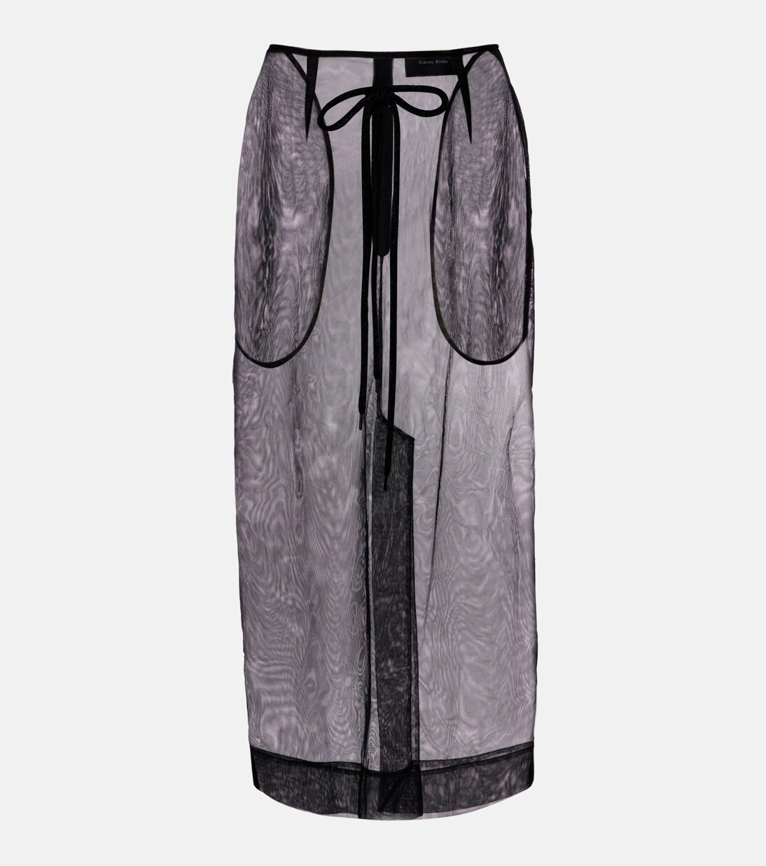 Bow-detail tulle midi skirt | Simone Rocha