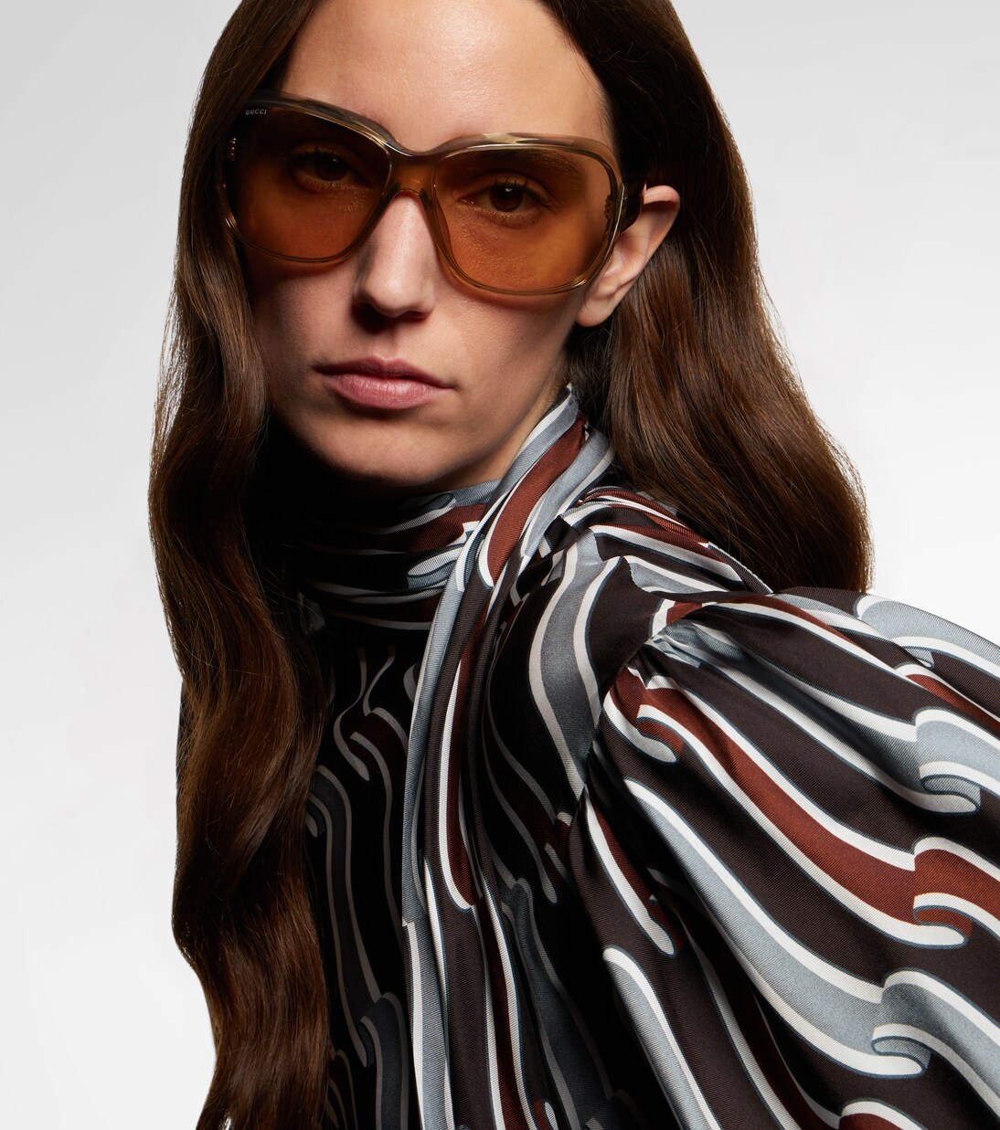 Occhiali da sole squadrati Gucci Script | Gucci