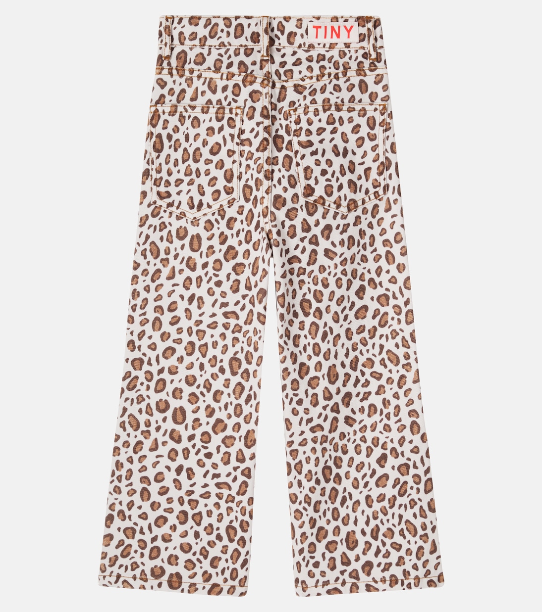 Jeans con stampa leopardata | Tinycottons