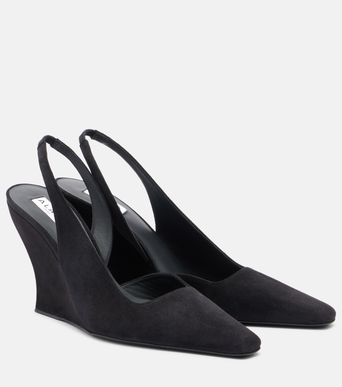 Slingback-Wedges aus Veloursleder | Alaïa