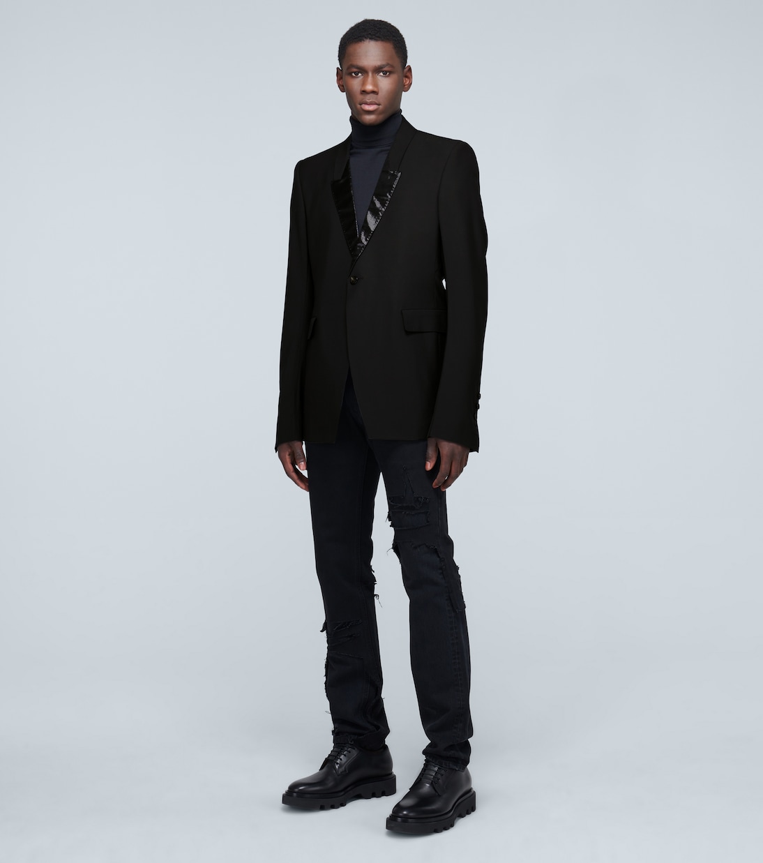 Slim-fit tuxedo jacket | Rick Owens