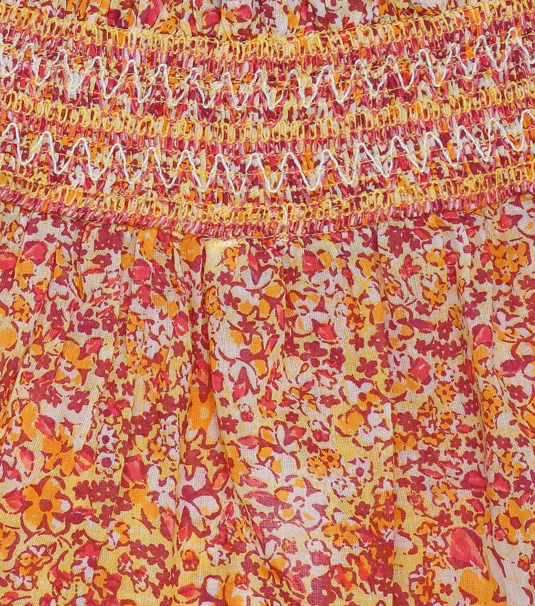 Irma floral cotton skirt | Poupette St Barth Kids