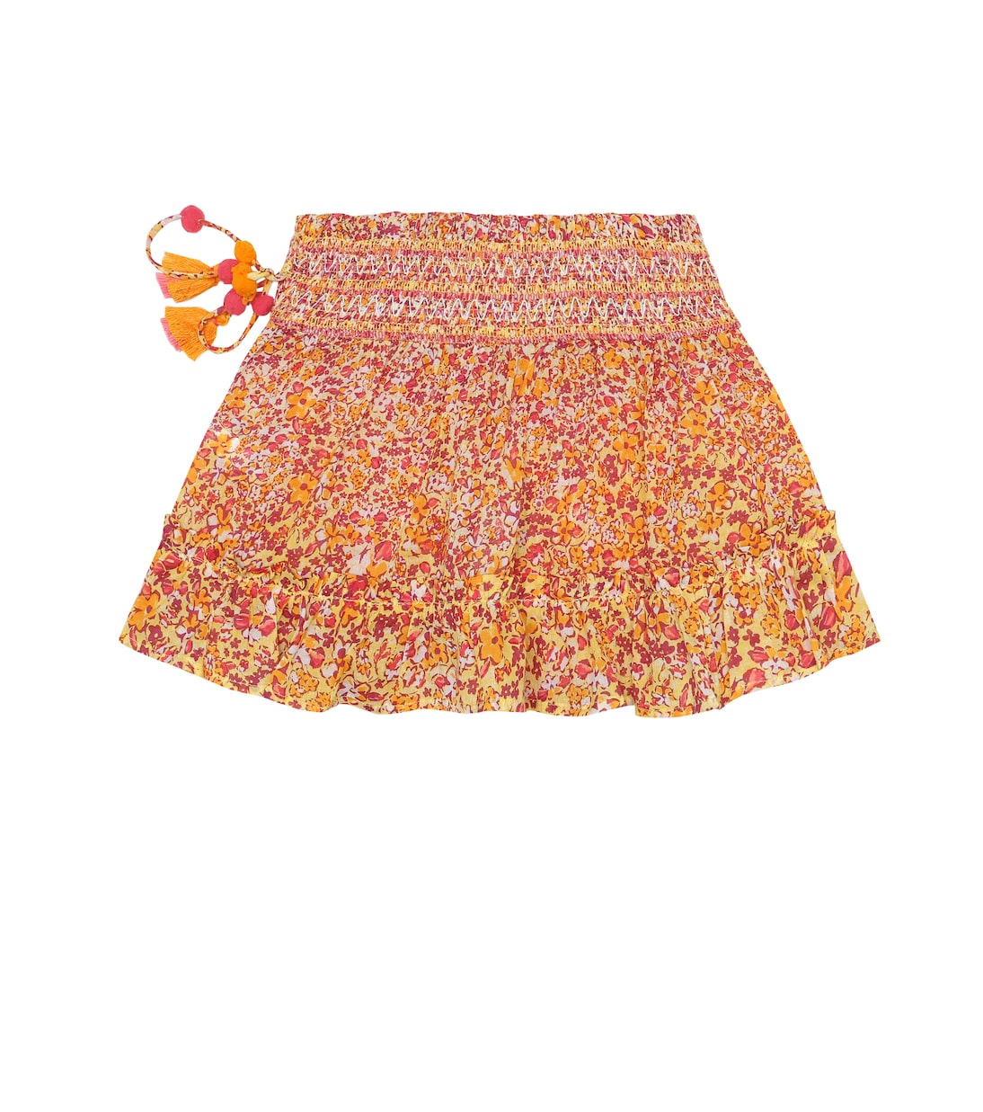 Irma floral cotton skirt | Poupette St Barth Kids
