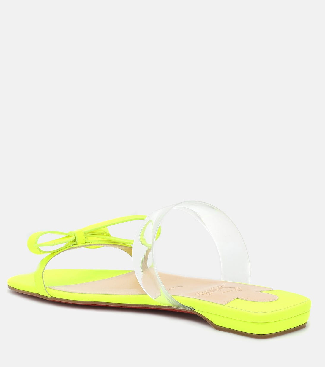 Just Nodo PVC-trimmed leather sandals | Christian Louboutin