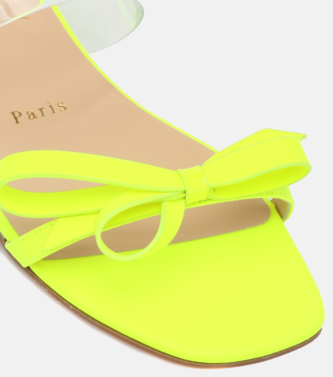 Just Nodo PVC-trimmed leather sandals | Christian Louboutin