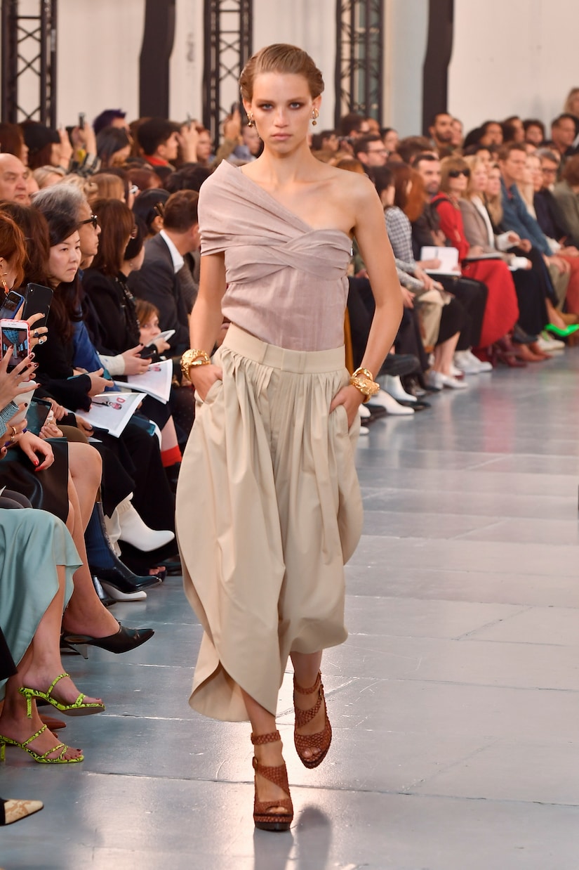 Striped linen-blend top | Chloé