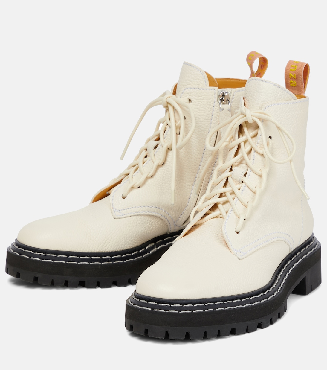 Stivaletti stringati in pelle | Proenza Schouler