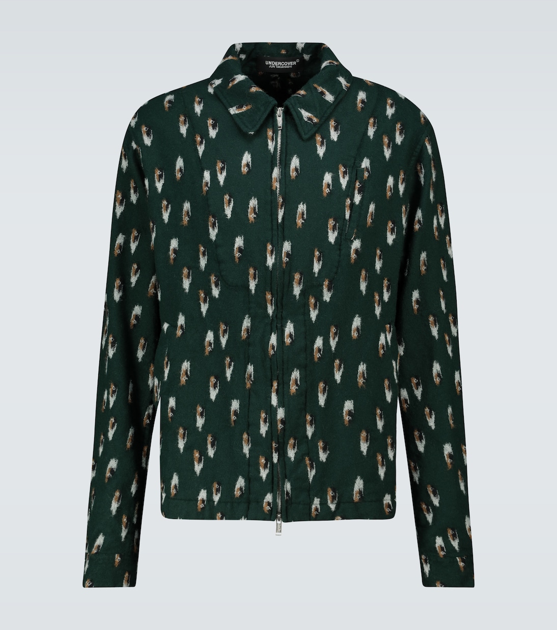 Printed wool blouson jacket | Undercover