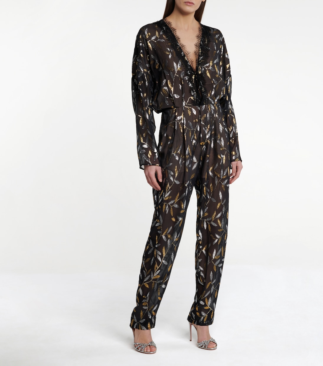 Mono en mezcla de seda estampado | Dundas