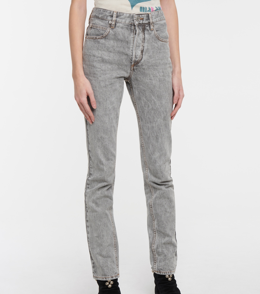 High-Rise Slim Jeans Biliana | Marant Etoile