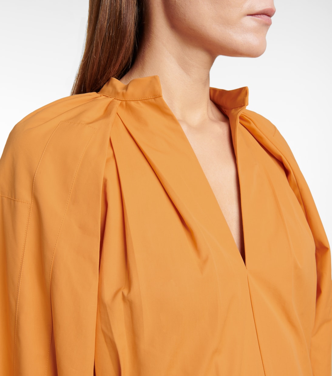 Midikleid aus Baumwollpopeline | Jil Sander